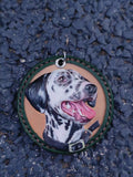 Custom Handmade Pet Portrait Leather Keychain – Personalized Dog & Cat Gift, Carved from Your Photo